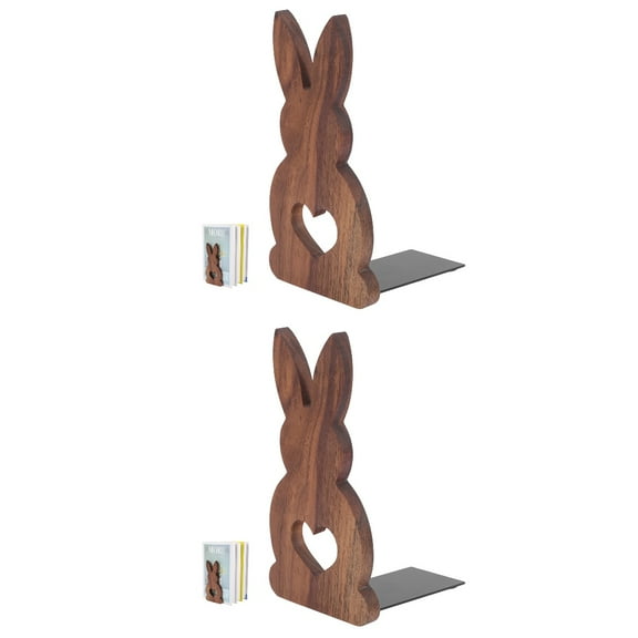 Set of 2 Book Ends for Kids Books Cartoon Bookend