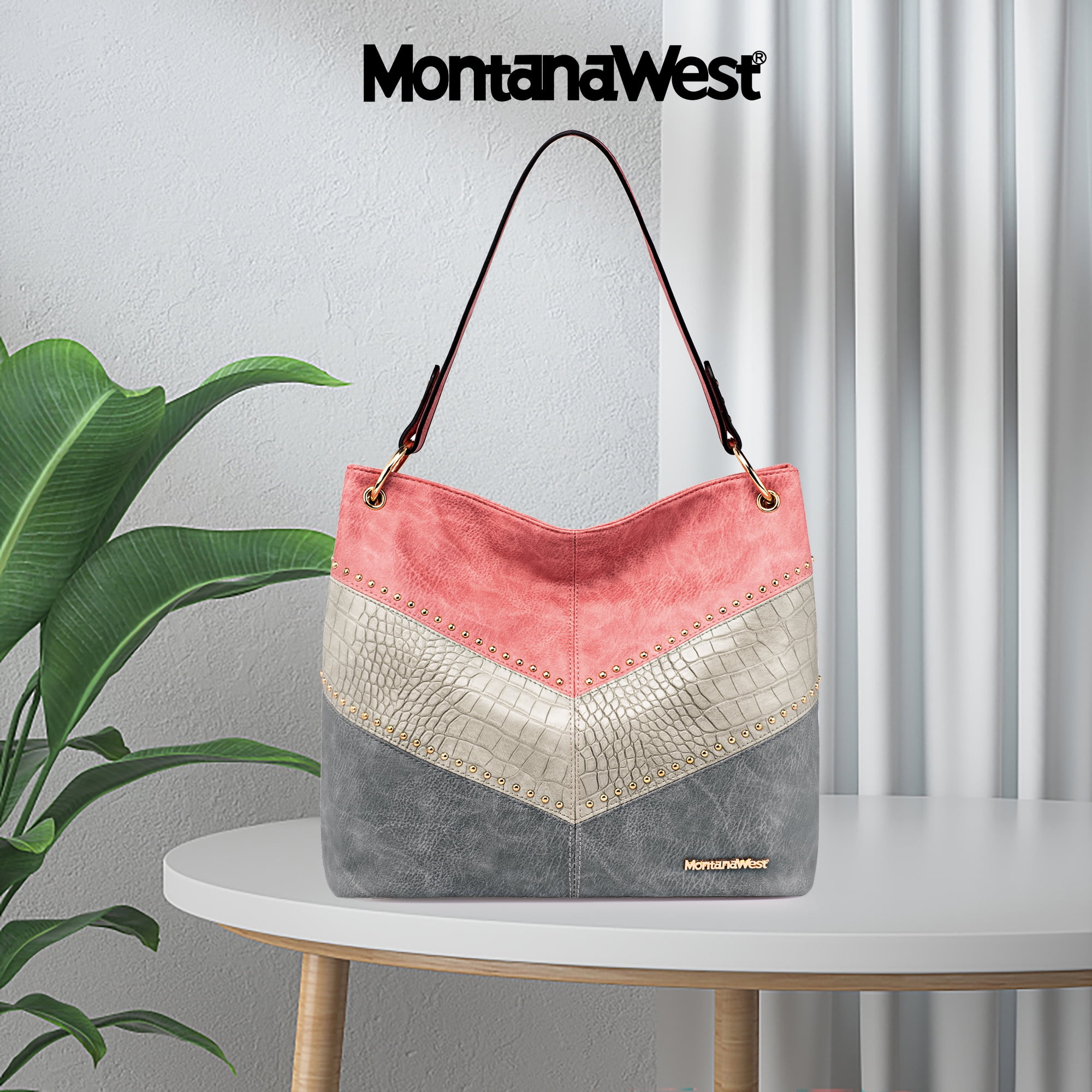 Montana West Hobo Bag Purses and Handbags for Women Top Handle Handbags with Zipper