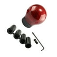 thumbnail image 4 of unbranded 1Jgo Pomo De Cambio Para De Carbono Rojo Con Adaptador Y Acabado, 4 of 8