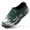 Green, variant on Knivor Unisex Scuff Slippers for Women Men Puffy Padded Upper Fleece Lined Water‑Resistant Winter House Shoes Non‑Slip Indoor Outdoor Slip‑On Slippers
