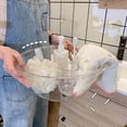 thumbnail image 3 of Clear Plastic Wash Basin, Large Capacity  Dish Tub Space Saving Transparent Convenient for Washing Face Laundry Vegetables, 3 of 7