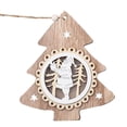 thumbnail image 1 of Decoración navideña de Año Nuevo, luz Led creativa, árbol de Navidad, colgante, estrella, casa, corazón, adorno de madera, fiesta de Navidad, 1 of 5