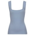 thumbnail image 4 of LASCANA Women's Square Neckline Knitted Top Accent Stitching, 4 of 5