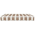 thumbnail image 4 of Awntech 16 Ft Maui Left Motorized Heavy Duty Patio Retractable Awning (192in x 9.25in x 120in), Brown/Tan/Terracotta Multi, 4 of 8