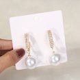 thumbnail image 2 of Minnieouse 1 par de pendientes para mujer, colgante de perlas, decoración, pendiente, lazo para oreja, decoraciones para orejas, novia, joyería para Ropa, zapatos y accesorios Miscelánea Plata Minnieouse AP013875-01, 2 of 6