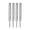 Silver, variant on YAHHU 4Pcs Automatic Center Punch Set High Speed Steel 5in / 12.7cm Adjustable Spring Impact Tool Kit for Metal Wood Glass Installation Maintenance Blue Edition Heavy Duty Crafting Use