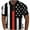 Black, variant on DDAPJ pyju 4th of July Polos Shirts for Men USA Flag Print Short Sleeve Collared T-shirt Stripes Stars Patriotic Golf Shirts Lightweight Moisture Wicking Casual Sports Tennis Shirt Black XXL