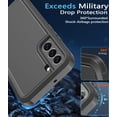 thumbnail image 2 of for Samsung Galaxy S22 Case,[Built in Screen Protector][Shockproof][Dropproof] Samsung S22 Case,Full-Body Rugged Military Grade Protective for S22 5G Case 6.1 in(Black), 2 of 14