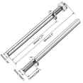thumbnail image 2 of Unique Bargains 15/64 Inch Diameter X 2.3 Inch Length Landing Gear Steel Axle Shaft Drive Axle for RC Airplane - 4PCS, 2 of 3