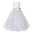 thumbnail image 2 of Ekidsbridal Girl Princess Flower Girl Dress - Criss-Cross Lace Tulle Tutu 188-A (Size: 2-12), 2 of 3