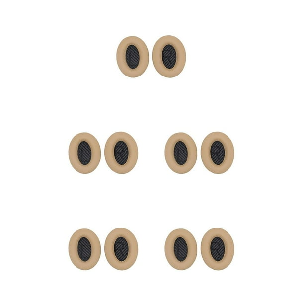 Seitruly Almohadillas para los oídos Cojines para auriculares Auriculares montados en la cabeza Funda de malla para orejeras Reemplazo para QC35 Type2 NO2