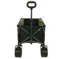 thumbnail image 6 of WANGYAN  300L Capacity 400LBS Heavy Duty Collapsible Garden Wagon with All-Terrain Wheels, Extendable Tailgate, 6 of 9