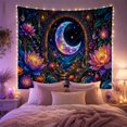 thumbnail image 2 of Crescent Moon in Stone Archway Against Starry Sky Dreamy Fantasy for Celestial Decor Enthusiasts Ethereal Wall Art Decor Holiday Gift Tapestry Wall Hanging for Bedroom and Living Room, 2 of 7