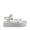 thumbnail image 1 of Sandalia universal de forma plana Teva para mujer, color blanco brillante, 10 EE. UU., 1 of 5