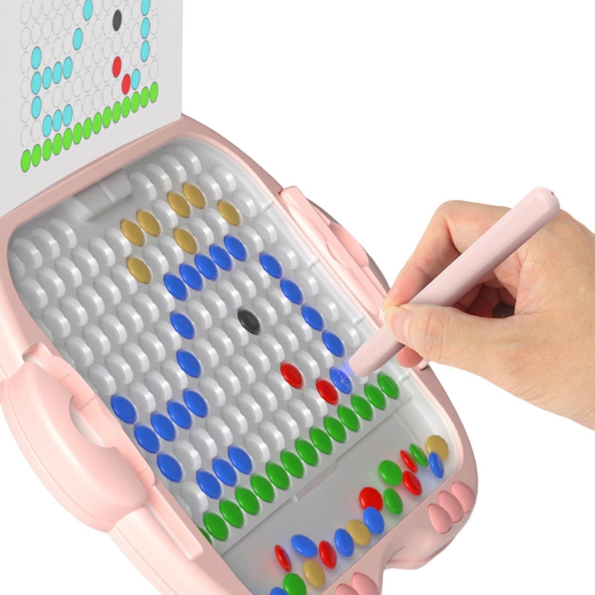 Dznils Drawing Board Set Montessori Board Toy with Pen and Beads