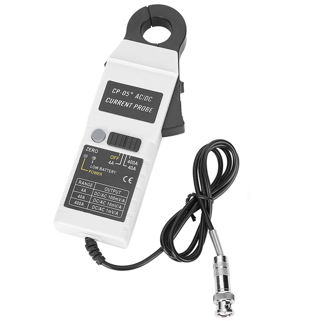 AC DC Current Clamp Meter CP 05 Current Probe Clamp Multimeter Probe 200KHz 400A for Oscilloscope Range with BNC Connector