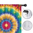 thumbnail image 4 of Blackout Kids Curtains,Rainbow Tie Dye Mandala Pattern Childrens Insulated Curtains Set Of 2,Bedroom Essentials,Toddler Room Decor 42"x54", 4 of 5