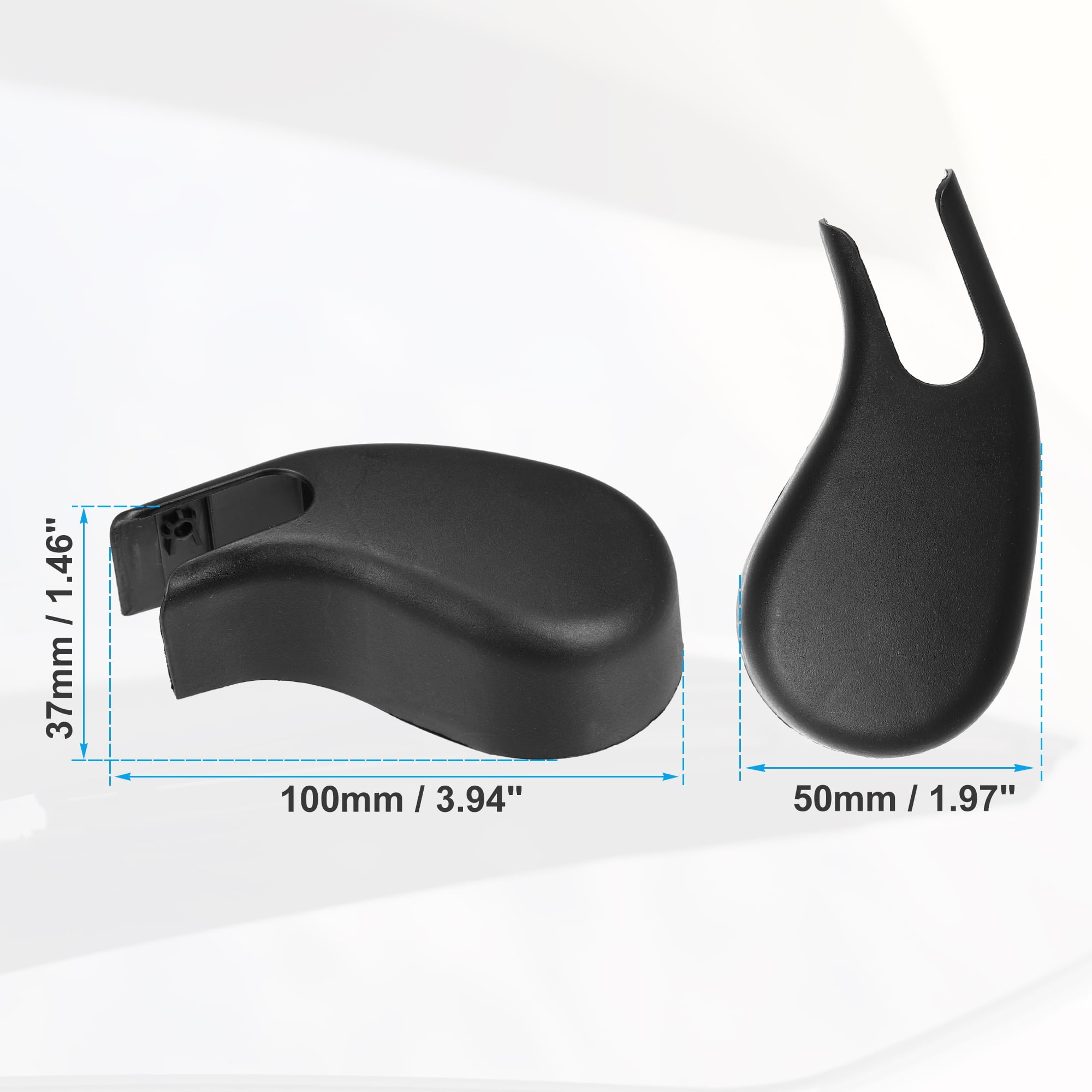 Unique Bargains Rear Wiper Arm Nut Cover Cap for Ford Focus 1-Pack Black