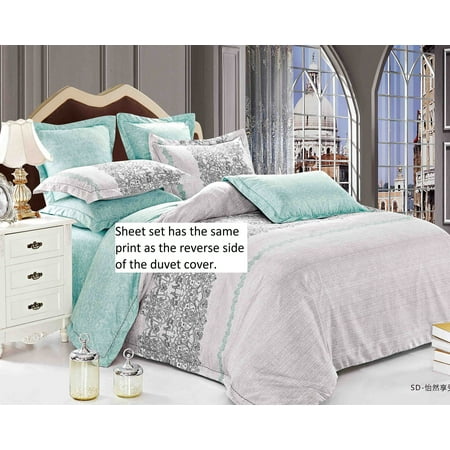 - Swanson Beddings Tranquil Microfiber Sheet Set : Fitted Sheet, Flat Sheet and Two Matching Pillowcases (King)