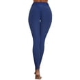 thumbnail image 4 of TWZH Women Solid Color Rib High Waisted Butt Lift Quick Dry Workout Legging, 4 of 4