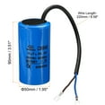thumbnail image 2 of CBB60 25uF Running Capacitor, 2pcs AC 450V 2 Wires 50/60Hz Cylinder 90x50mm for Motor Start, 2 of 5