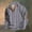 Gray, variant on Sweatshirts for Men Vintage Knit Henleys Pullover Sweatshirt Half Button Stand Collar Top with Elbow Patches Long Sleeve Casual Soft Loose Sweatshirt for Fall Winter Looks