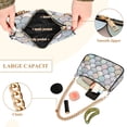 thumbnail image 2 of FORMRS Womens Shoulder Bag with Chain Strap Clutch Purse Cute Tote Handbag, Light Blue Shimmering Pattern, 2 of 7