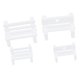 thumbnail image 1 of 4 Uds. Mini silla de resina figurita ornamento de paisaje jardinería decorativa blanca Blanco Gloria Decoración micro del paisaje, 1 of 9