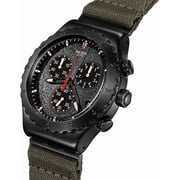 Swatch I New Chrono Unisex Watch Casual Polymer Black Quartz Waterproof By The Bonfire