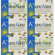 (6 Packs) GSL Kava Kava Muscle Relaxant & Sleep Aid 500 milligram/each tablet