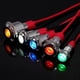thumbnail image 3 of 20Pcs 6mm Metal LED Warning Indicator Light Signal Lamp Pilot Onboard Display Lights with Wire 3V Red, 3 of 5