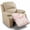 Pink Plaid Flower, variant on FOR U DESIGNS Hawaii Hibiscus Monstera Print Recliner Chair Covers Waterproof Reclining Seat Cover Non-Slip Recliner Chair Covers Furniture Protector Armless Sofa Slipcover for Pets, Dogs