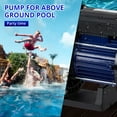 thumbnail image 4 of 2024 New 1.1HP In/Above Ground Single Speed Pool Pump,800W/115V, 3962GPH, High Flow, Powerful Self Primming Swimming Pool Pumps with Filter Basket, Low Noise, 4 of 8