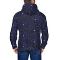 thumbnail image 5 of Zip Up Hoodies for Men - Galaxy Violet abstract Glitter Long Sleeve Comfrt Men'S Fashion Hoodies & Sweatshirts, Jackets for Men Hoodies Pullover Clothing Clothes with Pouch, 5 of 5