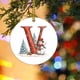 thumbnail image 3 of 2024 26 Letter Christmas Snowman Christmas Pendant - Acrylic Car Pendant Saint, 3 of 5