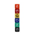 thumbnail image 4 of RKSTN Acrylic Dice 6Pcs/Set Dance Party Polyhedral Multi Sided Acrylic Dice, 4 of 6