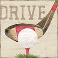 thumbnail image 2 of Reed, Tara 20x20 Black Ornate Wood Framed with Double Matting Museum Art Print Titled - Golf Days VIII-Drive, 2 of 4