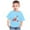 Blue, variant on Cethrio Kids T-Shirts for Boys Printed Crew Neck Casual Summer Black Shirts Size 7-8 Years