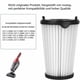 thumbnail image 5 of Juego de 4 filtros de repuesto para aspiradoras AEG CX7-2 y Electrolux Ergorapido (AEG AEF150, Electrolux EF150), 5 of 5