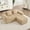Camel + 2 Seat Sofa + 1 Movable Ottomans, variant on Noble House 2-Seat L-Shape Cloud Sectional Sofa, Boneless Design, Throw Pillows & 1 Movable Ottoman, Corduroy Fabric,Pink