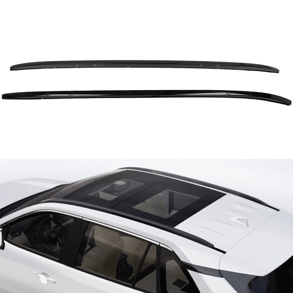 ECCPP Roof Top Side Rails Roof Rack Luggage Cargo Carrier Rails Fit for Mazda CX-5 2017-2019