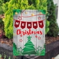 thumbnail image 2 of America Forever Merry Christmas Garden Flag 12.5 x 18 inch Double Sided Outdoor Yard Vintage Christmas Tree Holiday Winter Farmhouse Christmas Decorations Garden Flag, 2 of 7