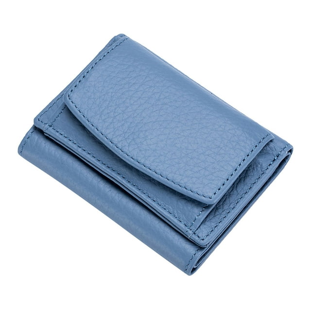 EGNMCR Closet Organizers and Storage, Storage Trunks & Bag Wallet Mini Small Wallet Women's Ultra-thin Top Layer Cowhide mini wallet