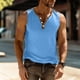 thumbnail image 1 of pstuiky Camisetas sin mangas para hombre, Camiseta deportiva de tirantes elástica de color liso para hombre, ideal para el tiempo libre y el fitness. Camisas de hombre m, 1 of 9