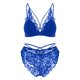 thumbnail image 1 of Gibobby Conjunto ropa interior mujer Lencería para Mujer, Lencería Sexy para Mujer, Conjunto de Lencería a Juego Transparente(Azul, XXG), 1 of 5