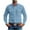 Light Blue, variant on BXINGOHAI Mens Button Up Shirts Long Sleeve Button Down Shirts with Two Pockets Work Shirts for Men Blue M