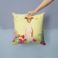 thumbnail image 2 of Carolines Treasures BB6099PW1414 Easter Eggs Whippet Fabric Decorative Pillow, 2 of 4