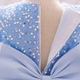 thumbnail image 6 of Toddler Princess Dress Size 3t-4t Trendy Sequin Puff Sleeve Flower Girl Dresses Tulle Wedding Party Clothes 6M-5T, Sky Blue, 5 Years, 6 of 6