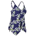 thumbnail image 2 of Firpearl Women's Tankini Swimsuits Modest Flowy Crossback Plus Size Bathing Suit Top, 2 of 4