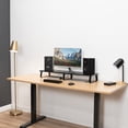 thumbnail image 3 of VIVO Black Wood 39" Wide Desktop Stand Ergonomic TV Monitor Riser Desk Organizer, 3 of 9